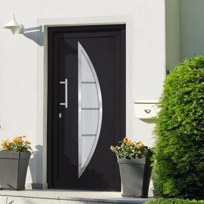 vidaXL Haustür Anthrazit - Front Door vidaXL Haustür Anthrazit - Front Door