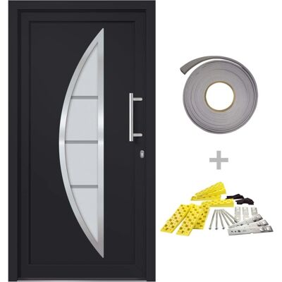 vidaXL Vordertür Anthrazit 98x200 cm - Front Door vidaXL Vordertür Anthrazit 98x200 cm - Front Door