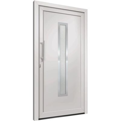 vidaXL Weiße Haustür 98x208cm - Haustür vidaXL Weiße Haustür 98x208cm - Haustür
