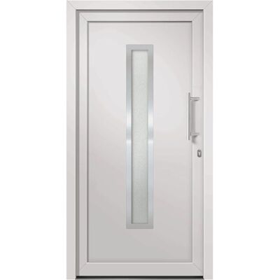 vidaXL Voordeur Wit 98x208 cm - Front Door vidaXL Voordeur Wit 98x208 cm - Front Door