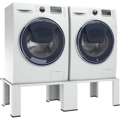 Soporte doble para lavadora y secadora vidaXL - Hasta 100 kg Soporte doble para lavadora y secadora vidaXL - Hasta 100 kg