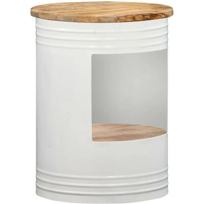 vidaXL 287488 Witte mango houten salontafel - Salontafel vidaXL 287488 Witte mango houten salontafel - Salontafel