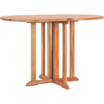 vidaXL Mesa de jardín Butterfly de madera de teca 120 x 70 x 75 cm vidaXL Mesa de jardín Butterfly de madera de teca 120 x 70 x 75 cm