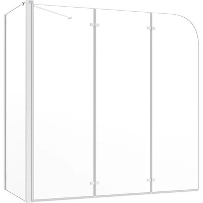 vidaXL Osłona do wanny 120x69-130 cm Hartowane szkło Przezroczyste vidaXL Osłona do wanny 120x69-130 cm Hartowane szkło Przezroczyste