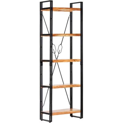 Simply Chosen 4u 5-stufiges Bücherregal - Industrieller Stil - 60x30x180 cm Simply Chosen 4u 5-stufiges Bücherregal - Industrieller Stil - 60x30x180 cm