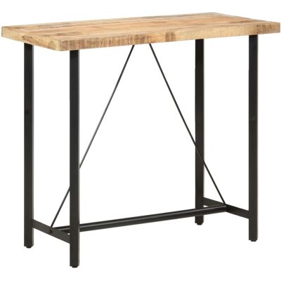 vidaXL Industrielles Mangoholz Bartisch - 120x58x107 cm vidaXL Industrielles Mangoholz Bartisch - 120x58x107 cm