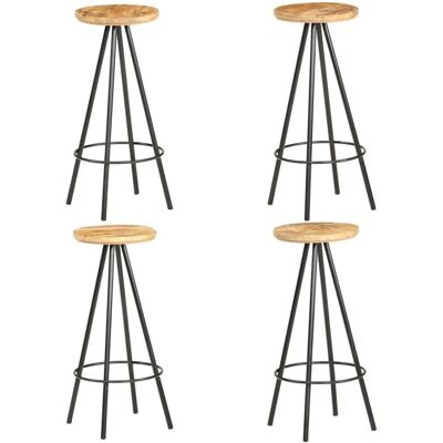 vidaXL 286615 Industrielles Mango Holz Hocker - Barhocker vidaXL 286615 Industrielles Mango Holz Hocker - Barhocker