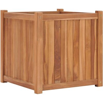 vidaXL Letto Rialzato 50x50x50 cm Legno di Teca Massiccio - Letto Rialzato vidaXL Letto Rialzato 50x50x50 cm Legno di Teca Massiccio - Letto Rialzato