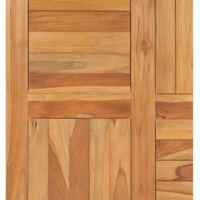 vidaXL Teak-Tischplatte - 70x70x2,5cm - Rustikales Flair vidaXL Teak-Tischplatte - 70x70x2,5cm - Rustikales Flair