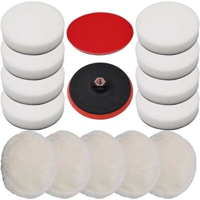 VidaXL 14 pcs Polishing Sponge Set - Car Buffing Kit VidaXL 14 pcs Polishing Sponge Set - Car Buffing Kit