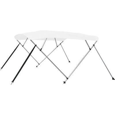 vidaXL Bimini Top de 4 Arcos Blanco 243x180x137 cm - Bimini Top vidaXL Bimini Top de 4 Arcos Blanco 243x180x137 cm - Bimini Top