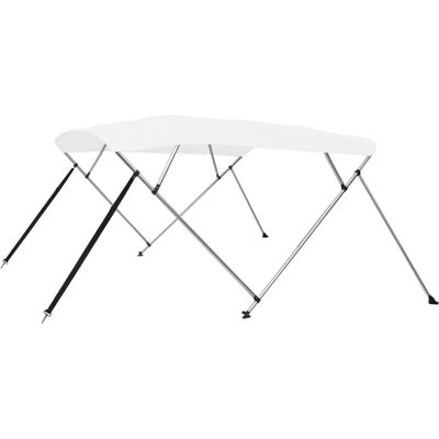 vidaXL Bimini Top de 4 Arcos Blanco 243x196x137 cm - Bimini Top vidaXL Bimini Top de 4 Arcos Blanco 243x196x137 cm - Bimini Top