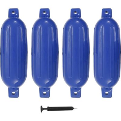vidaXL Boot Fender 4 Stück Blau 58,5x16,5 cm PVC - Boot Fender vidaXL Boot Fender 4 Stück Blau 58,5x16,5 cm PVC - Boot Fender
