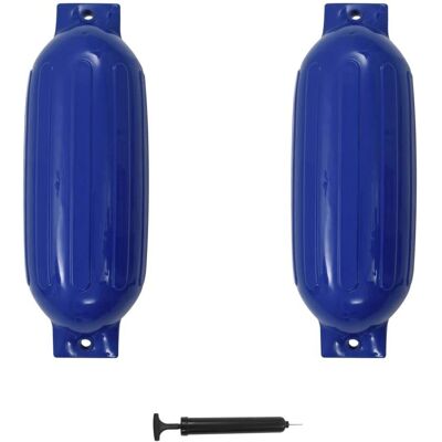 vidaXL Paracolpi per barca 2 pezzi Blu 69x21,5 cm PVC - Paracolpo vidaXL Paracolpi per barca 2 pezzi Blu 69x21,5 cm PVC - Paracolpo