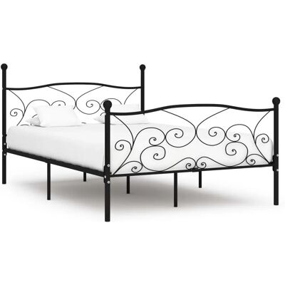 vidaXL 284457 Bettgestell - Metall Schwarz - Bettgestell vidaXL 284457 Bettgestell - Metall Schwarz - Bettgestell
