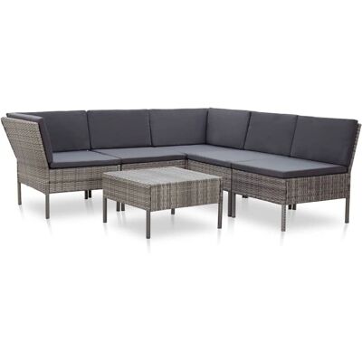 Set di Arredamento da Esterno VidaXL - Resina Durevole, Resistente alle Intemperie, Design Modulare Set di Arredamento da Esterno VidaXL - Resina Durevole, Resistente alle Intemperie, Design Modulare
