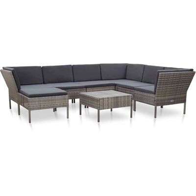 VidaXL 48954 ensemble de mobilier d'extérieur - Modulaire, résistant aux intempéries, 8 pièces - Publicité VidaXL 48954 ensemble de mobilier d'extérieur - Modulaire, résistant aux intempéries, 8 pièces - Publicité