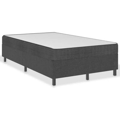 vidaXL 287463 Graues Stoffbett - Elegantes minimalistisches Bett für 120x200 cm Matratze vidaXL 287463 Graues Stoffbett - Elegantes minimalistisches Bett für 120x200 cm Matratze
