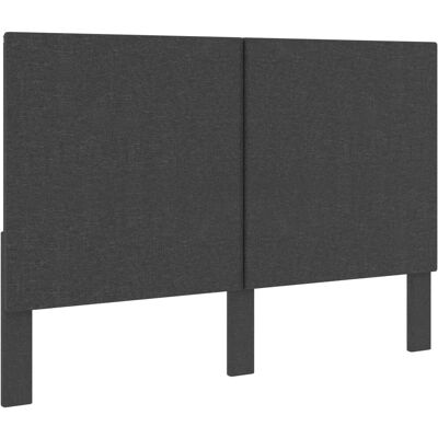 vidaXL Kopfteil Dunkelgrau Stoff - Kopfteil für 140x200 cm Bett vidaXL Kopfteil Dunkelgrau Stoff - Kopfteil für 140x200 cm Bett