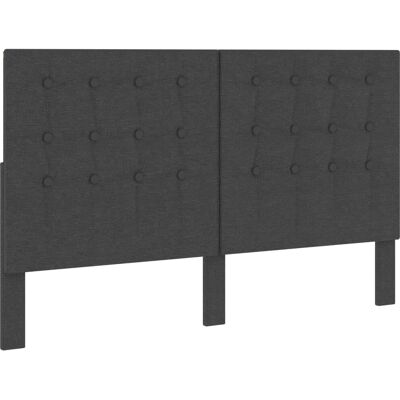 vidaXL Kopfteil - Dunkelgrau - Elegantes Einfaches Design - 180x200 cm vidaXL Kopfteil - Dunkelgrau - Elegantes Einfaches Design - 180x200 cm