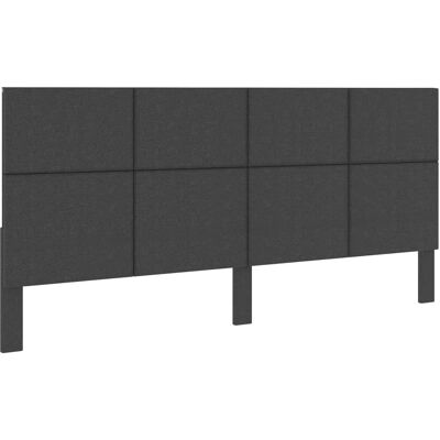 vidaXL Kopfteil Dunkelgrau Stoff 200×200 cm - Kopfteil vidaXL Kopfteil Dunkelgrau Stoff 200×200 cm - Kopfteil