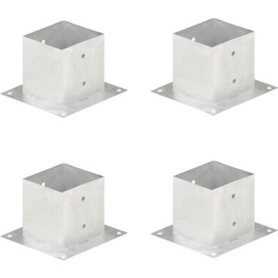 vidaXL Stolpeankre - Galvaniseret Stål 141 mm - 4 stk vidaXL Stolpeankre - Galvaniseret Stål 141 mm - 4 stk