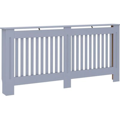 vidaXL Radiatorcover - Antracit - 172x19x81 cm - MDF vidaXL Radiatorcover - Antracit - 172x19x81 cm - MDF