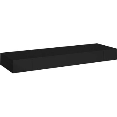vidaXL Schwebendes Wandregal mit Schublade - Wandmontierter Stauraum vidaXL Schwebendes Wandregal mit Schublade - Wandmontierter Stauraum