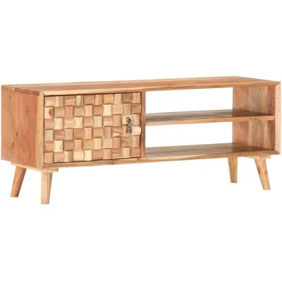 vidaXL Akazienholz TV-Schrank - 100x35x40 cm - Braun vidaXL Akazienholz TV-Schrank - 100x35x40 cm - Braun