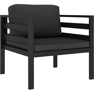 vidaXL Modulares-Ecksofa - Anthrazit - Gartenmöbel vidaXL Modulares-Ecksofa - Anthrazit - Gartenmöbel