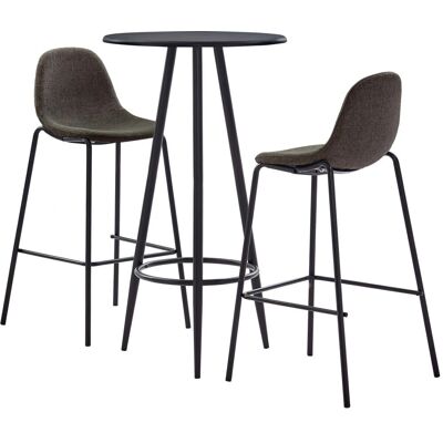 VidaXL Barmöbel-Set - Grau - Modernes Design VidaXL Barmöbel-Set - Grau - Modernes Design