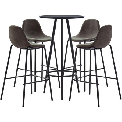Maisonchic Modello - Set di Bar Moderno, Grigio - Mobili da Bar Maisonchic Modello - Set di Bar Moderno, Grigio - Mobili da Bar