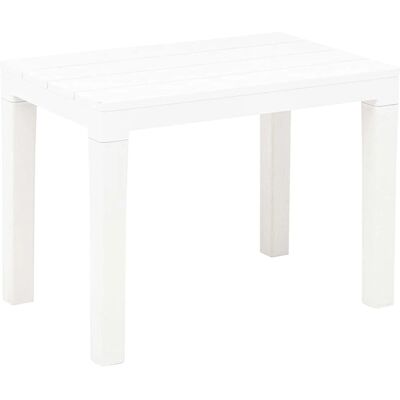 vidaXL 2x Gartenbänke Weiß Kunststoff Outdoor Terrasse Hinterhof Sitzmöbel - Gartenbank vidaXL 2x Gartenbänke Weiß Kunststoff Outdoor Terrasse Hinterhof Sitzmöbel - Gartenbank
