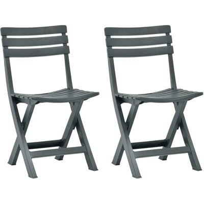sedia da giardino vidaXL - Plastica pieghevole verde - Mobili da giardino sedia da giardino vidaXL - Plastica pieghevole verde - Mobili da giardino