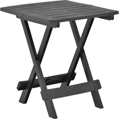 vidaXL Table de jardin pliante 45x43x50 cm Plastique - 48810 - Publicité vidaXL Table de jardin pliante 45x43x50 cm Plastique - 48810 - Publicité