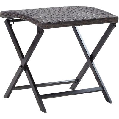 vidaXL Tabouret Pliant - Siège - Marron - Publicité vidaXL Tabouret Pliant - Siège - Marron - Publicité