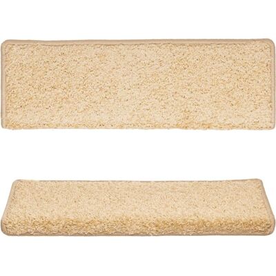 vidaXL Teppichstufen 15 Stück 65x21x4 cm Braun - Carpet Stair Treads vidaXL Teppichstufen 15 Stück 65x21x4 cm Braun - Carpet Stair Treads