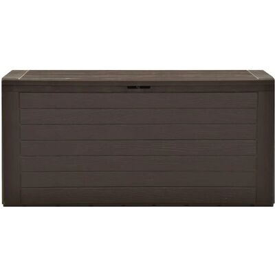 vidaXL Boîte de Rangement de Jardin 116 x 44 x 55 cm Marron vidaXL Boîte de Rangement de Jardin 116 x 44 x 55 cm Marron