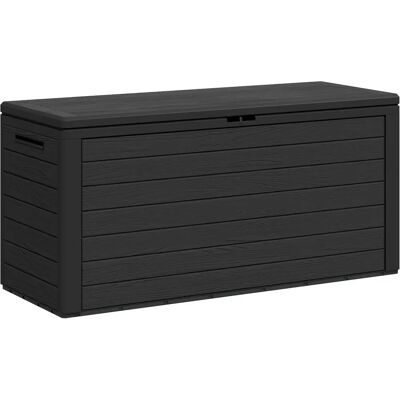 vidaXL Gartenlagerbox 116 x 44 x 55 cm Anthrazit vidaXL Gartenlagerbox 116 x 44 x 55 cm Anthrazit