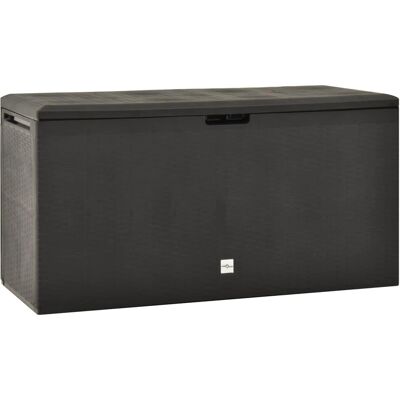 vidaXL Tuinopbergbox 114 x 47 x 60 cm Antraciet vidaXL Tuinopbergbox 114 x 47 x 60 cm Antraciet