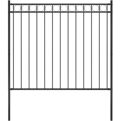 vidaXL Tuinhek Staal 1,7x1,5 m Zwart - Tuinhek vidaXL Tuinhek Staal 1,7x1,5 m Zwart - Tuinhek