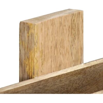 vidaXL Wandmagazineregal - Massives Mangoholz - 30x11x72 cm vidaXL Wandmagazineregal - Massives Mangoholz - 30x11x72 cm