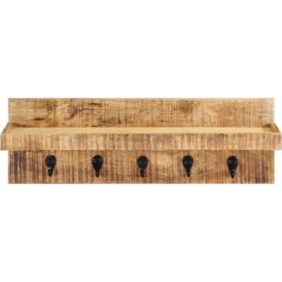 vidaXL Wandgarderobe 60x15x20 cm Braun - Wandgarderobe vidaXL Wandgarderobe 60x15x20 cm Braun - Wandgarderobe
