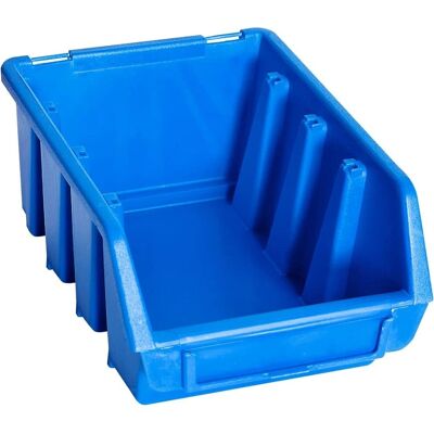 vidaXL Stacking Storage Bins - 20 pcs Blue Plastic vidaXL Stacking Storage Bins - 20 pcs Blue Plastic