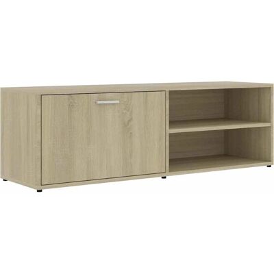 vidaXL Sonoma Eiken TV Meubel - 120x34x37 cm - Mediaopslag vidaXL Sonoma Eiken TV Meubel - 120x34x37 cm - Mediaopslag