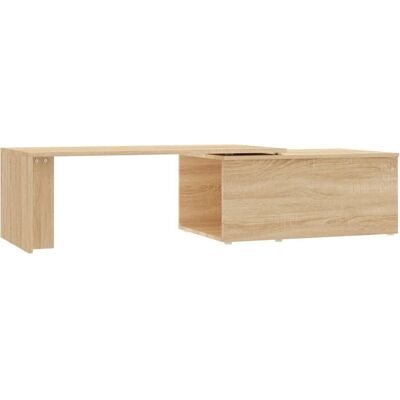vidaXL Table Basse Sonoma Chêne - 150x50x35cm - Matériau en bois - Publicité vidaXL Table Basse Sonoma Chêne - 150x50x35cm - Matériau en bois - Publicité