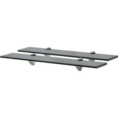 Mensole Galleggianti vidaXL 2 pz. Vetro 60x10 cm - Floating Shelves Mensole Galleggianti vidaXL 2 pz. Vetro 60x10 cm - Floating Shelves