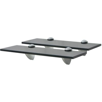 vidaXL Zwevende Planken 2 stuks Glas 30x20 cm 8 mm - Floating Shelves vidaXL Zwevende Planken 2 stuks Glas 30x20 cm 8 mm - Floating Shelves