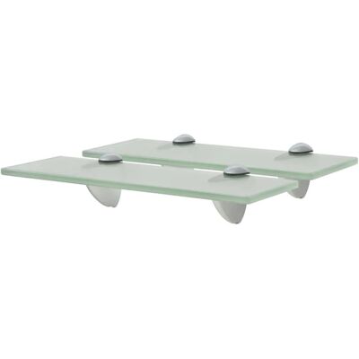 vidaXL Fliesende Regale 2 Stück Glas 30x20 cm 8 mm - Floating Shelves vidaXL Fliesende Regale 2 Stück Glas 30x20 cm 8 mm - Floating Shelves