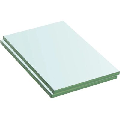 vidaXL étagères 2 pcs. verre Transparent 20 x 12 cm - Publicité vidaXL étagères 2 pcs. verre Transparent 20 x 12 cm - Publicité